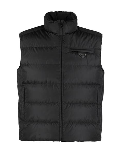 bodywarmer heren prada|prada men's nylon jacket.